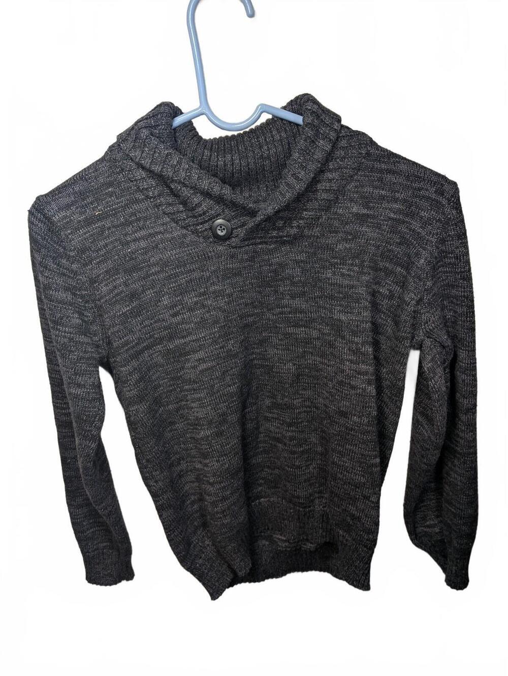 Silverlake Men's Medium Gray Shawl Collar Pullover Sweater
